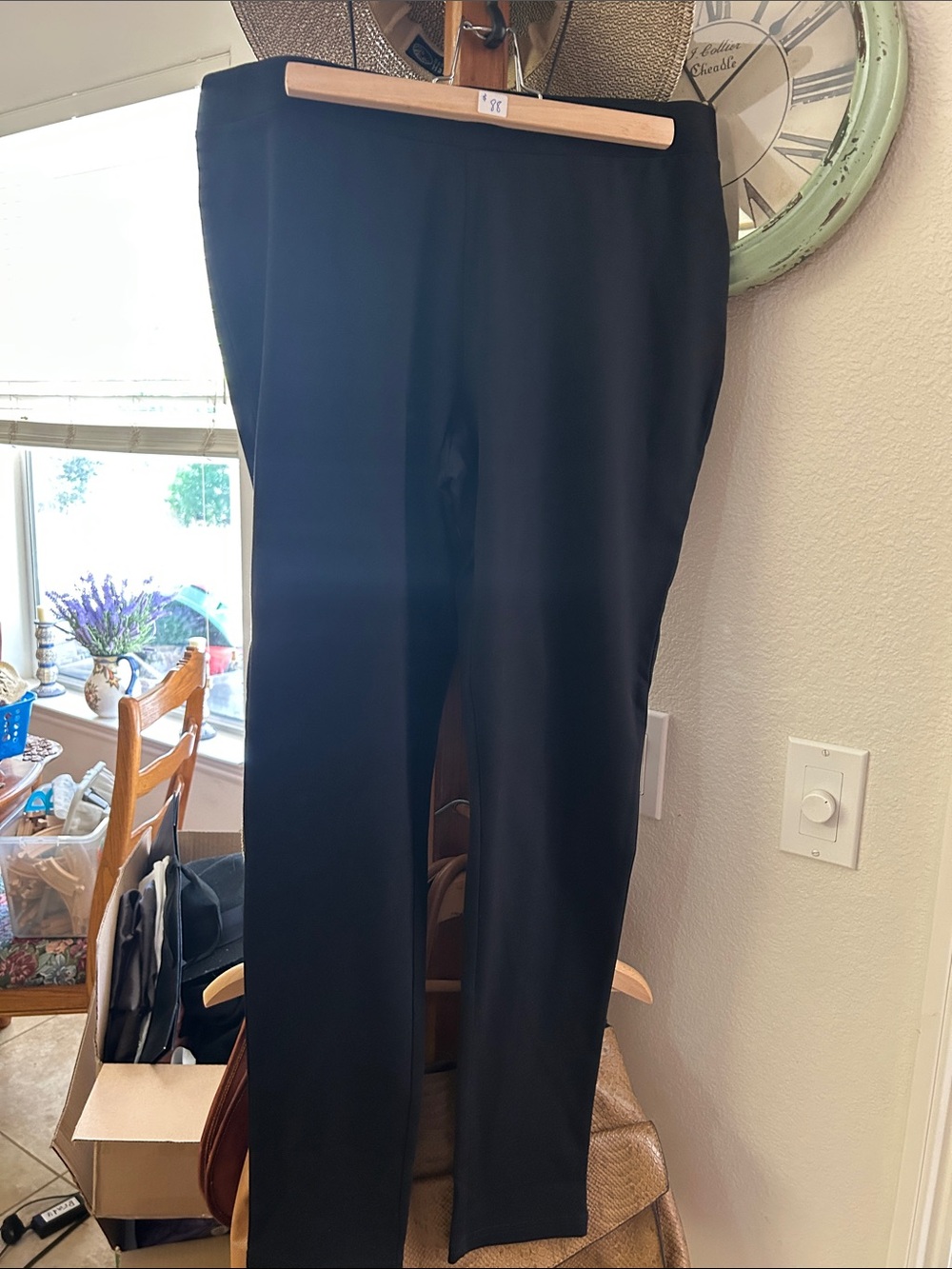 Grace Elements Black Straight Leg Pants